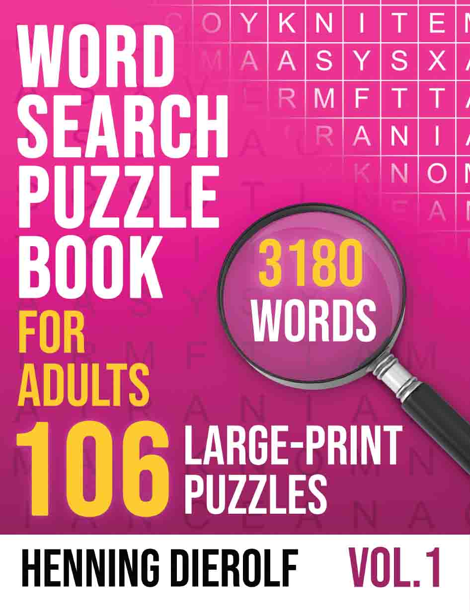 Word Search Book for Adults: 106 Large-Print English Puzzles