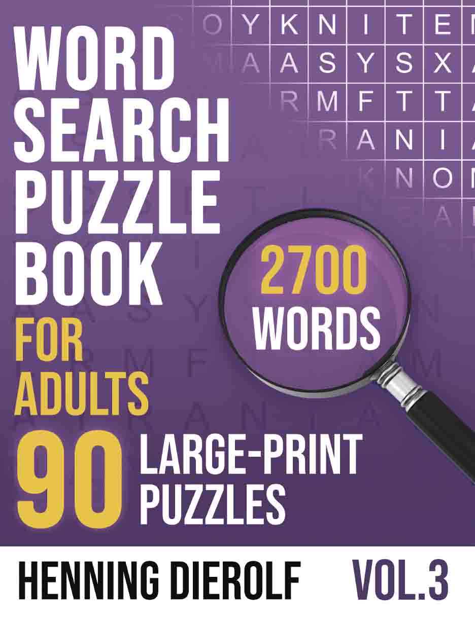Word Search Book for Adults: 100 Large-Print English Puzzles